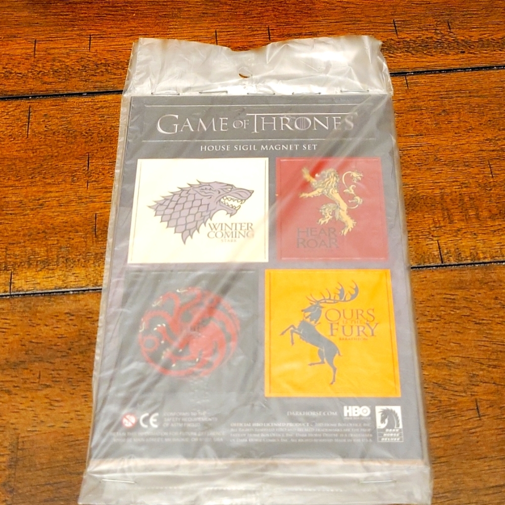 Game Of Thrones House Sigil Magnet Set